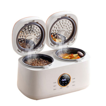 Smart 5L Dual-Pot Multi-Function Electric Rice Cooker: Your All-In-One Kitchen Solution