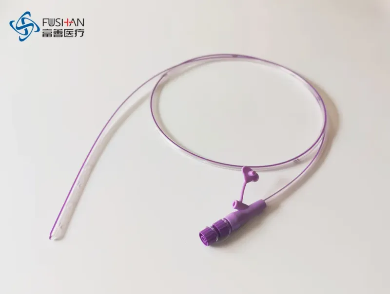 Medical Polyurethane/Silicone/PVC Feeding Catheter Tube with Stylet/Enfit Type
