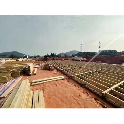 Quick Installation Easy Assembly Large Wooden Prefab Home