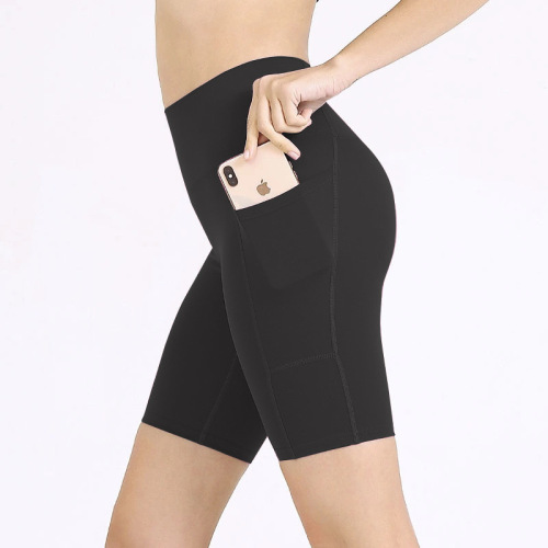 Shorts de entrenamiento para mujer con bolsillos