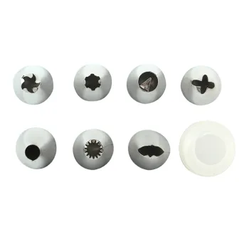 8pcs stainless steel kids cake decorating tool set