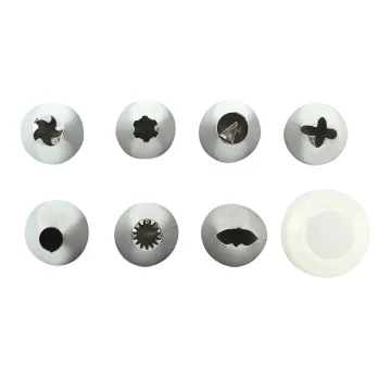 8pcs stainless steel kids cake decorating tool set