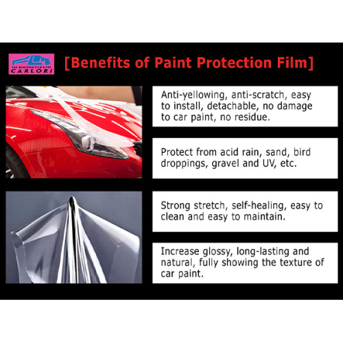 Beneficios de la película de protección de pintura.