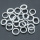 Howlite 6T Stone Band Rings for Women Men Healing Chakra Stackable Ring Balance Energy