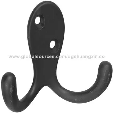 China Custom Stanley Hardware Basic Double Robe Hooks in Oil Rubbed Bronze