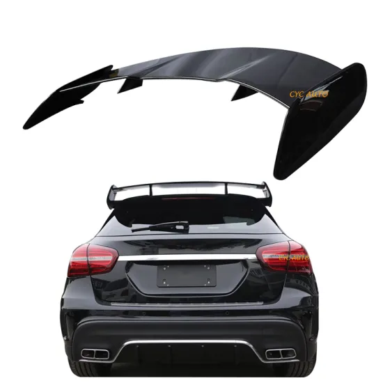 Mercedes Benz X156 GLA Class Rear Spoiler Upgrade - GLA45 Roof Spoiler 2015 2017 2019