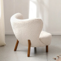 Velvet Fabric Nordic Modern Fleisure Chair