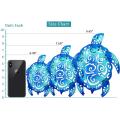 Metal Sea Turtle Beach Theme Decor