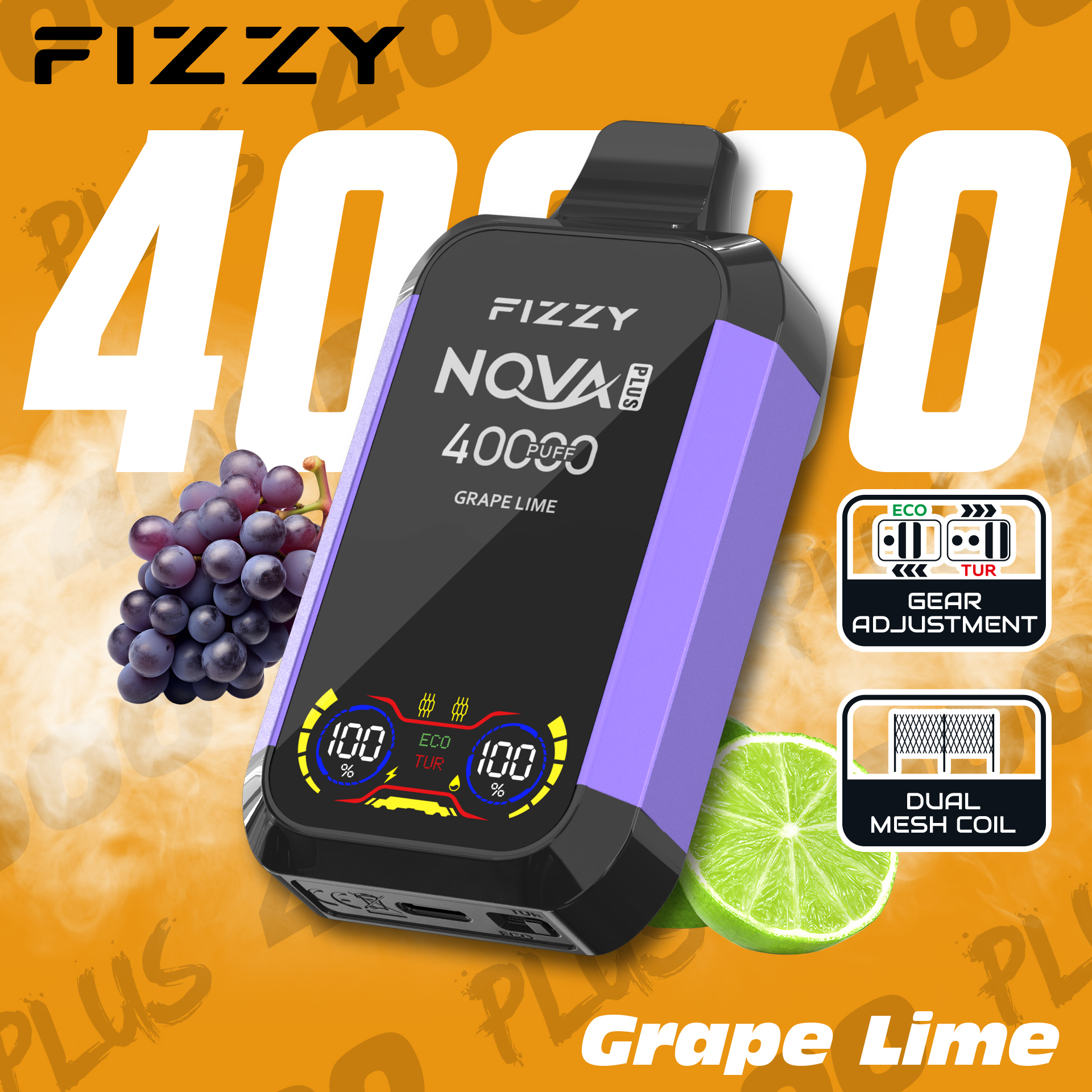 Fizzy Nova Plus 40000 Puffs Bulk Buy Wholesale