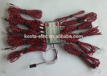 SCALE LED LIGHTING SYSTEM FOR RC HELICOPTERS & AIRPLANES