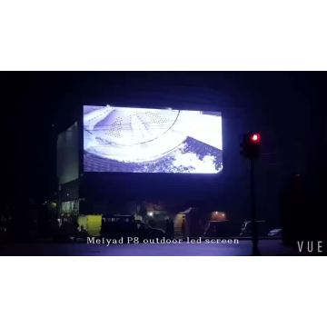 Outdoor full color P8 led screen outdoor advertising