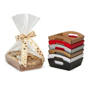 Large Shallow Market paper cardboard tray