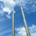 High voltage Polygonal Overhead Transmission Line Steel Pole