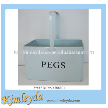 Metal pet food box with lid/ food storage bin/ tool holder