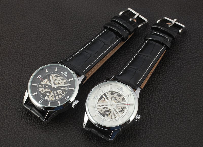 Leather Strap Automatic custom watch manufacturer