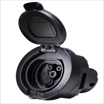 IEC 62196 Type 2 Female Socket - 16A/32A EV Charging Station Connector with E-Lock