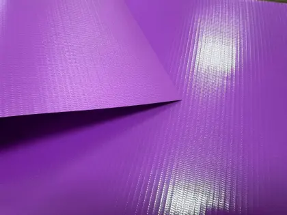 500gsm Purple Waterproof PVC Laminated Tarpaulin