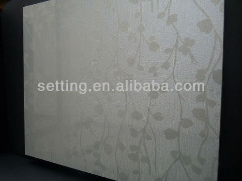 High gloss MDF uv board / PETG film / 3d textured decorative panel