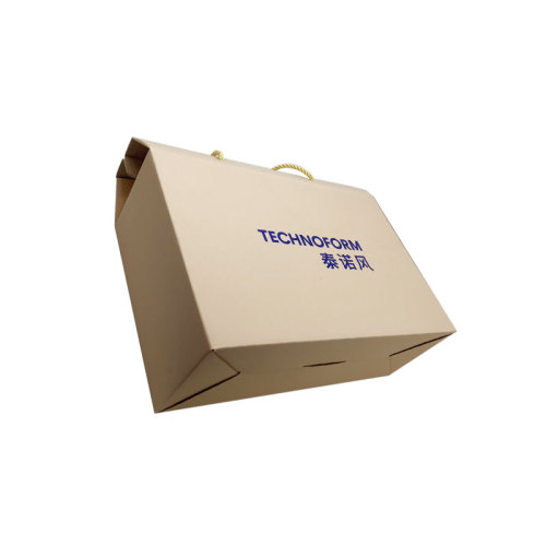 Kraft paper portable packaging box