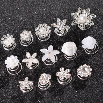 Crystal Pearl Wedding Hair Pins - Fashion Jewelry Accessories