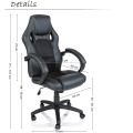 China Black Fixed Armrest Game Chair Manufactory