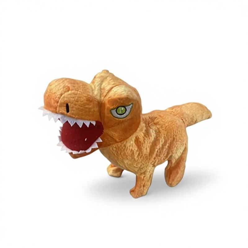 Short Pile Embossed IC T-Rex Plush Toy