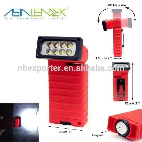 BT-4684 8LED Shop Work Light with Adjustable Head