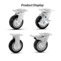 Heavy Duty Black PU Wear Resistant Cart Caster