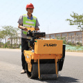 325kg walking single steel wheel gasoline powered vibratory road roller