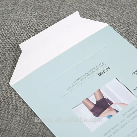 UV Varnishing silk stockings packaging folding paper boxes printing premium gift