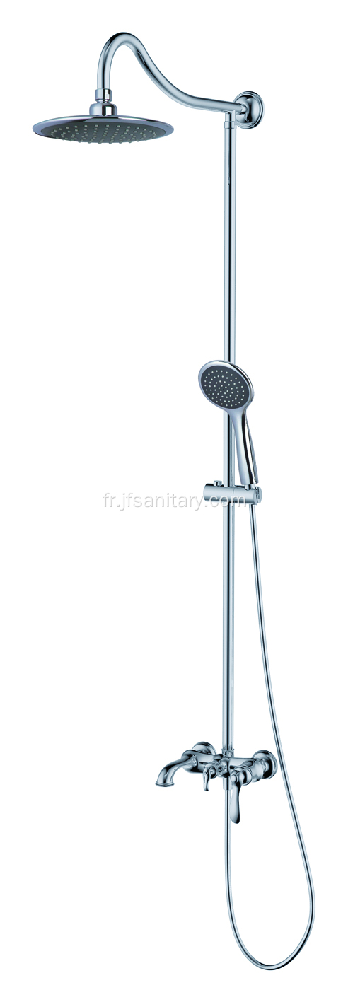 Robinet de douche de qualité Ensemble de matériel en laiton de douche de baignoire