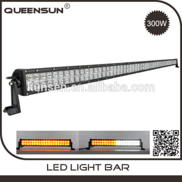 High quality IP67 52 inch 300w truck offroad arced curved double row curved led light bar