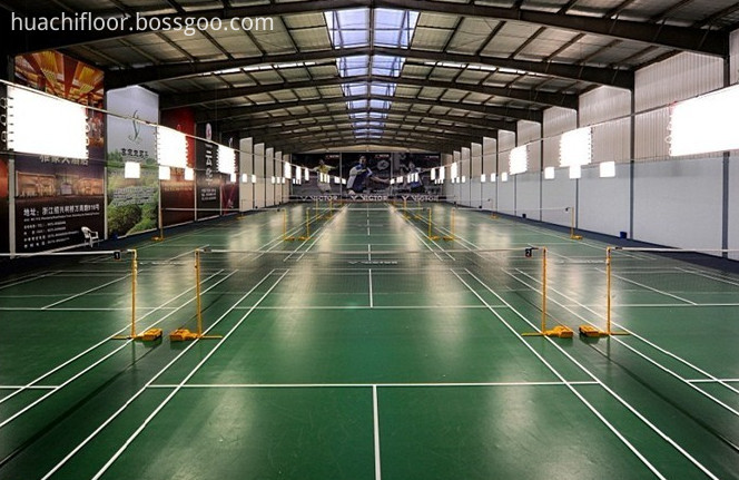 badminton court floor