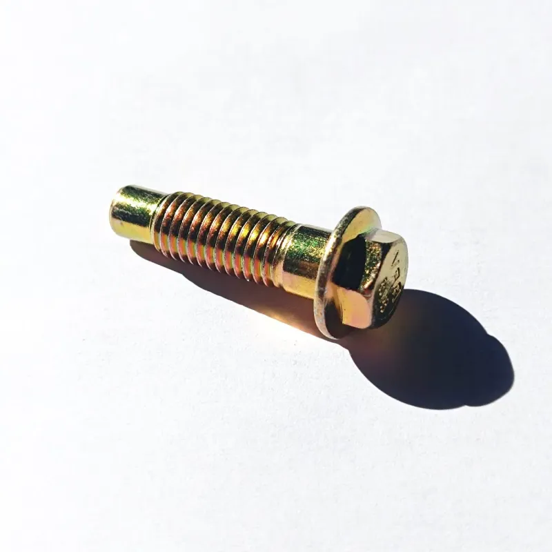Yellow Zinc Hexagon Socket Flange Bolts 8.8 Grade