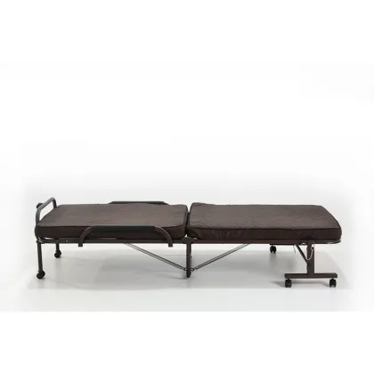 Invisible Fold Metal Bed for Lunch Break and Leisure