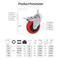 5 Inch Medium Duty Polyurethane Swivel Caster Wheels