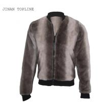 Women's Printed Fake Fur jacket  Fashion