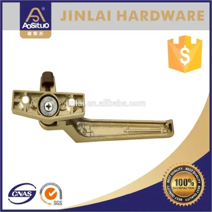 Zinc alloy glass window handle, door hardware handles