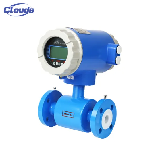High-Precision Electromagnetic Flow Meter with Magnetic Sensor and Clamp Insertion Technology