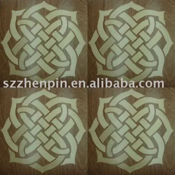 sapelli and maple wood mosaic parquet floor tile