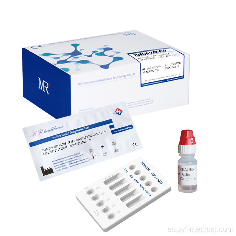 Torca CMV Rubella Toxoplasma Herpes Kit de prueba rápida