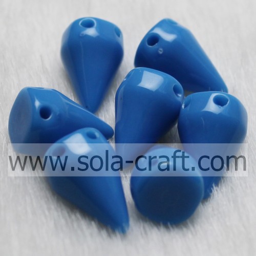 Opaque Plastic Rivet Bead with Two Holes for Accessories Bracelet, Bangle and Necklace