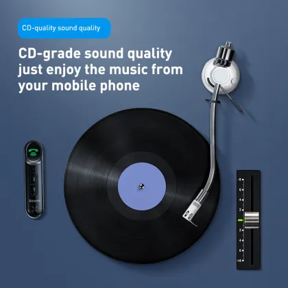 Baseus Car Aux Bluetooth Adapter 3.5mm Jack Audio Bluetooth 5.0 Car Kit Wireless Handsfree Receiver For Phone Transmitter Music