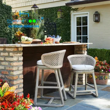 High-Quality Teak Wood Bar Chair for Luxurious Outdoor Comfort