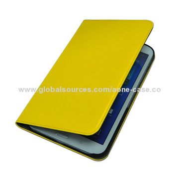 PU Leather Tablet PC Cases for Samsung Tab 3.8.0, with Stand Function, Various Kinds of Colors