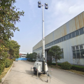 9M Teleskop Mast 4*3000W LED -Beleuchtungsturm