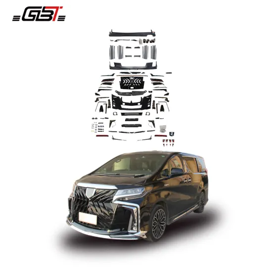 GBT Factory Alphard ANH35 WALD Tuning Kits for 2019-On Facelift Bumper Lips Conversion