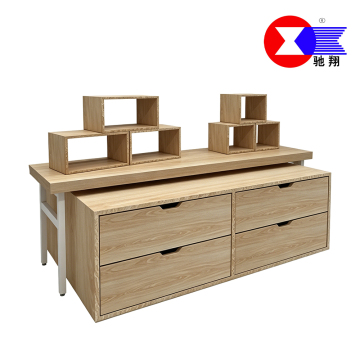 Wooden Drawer Modular Central Display Table