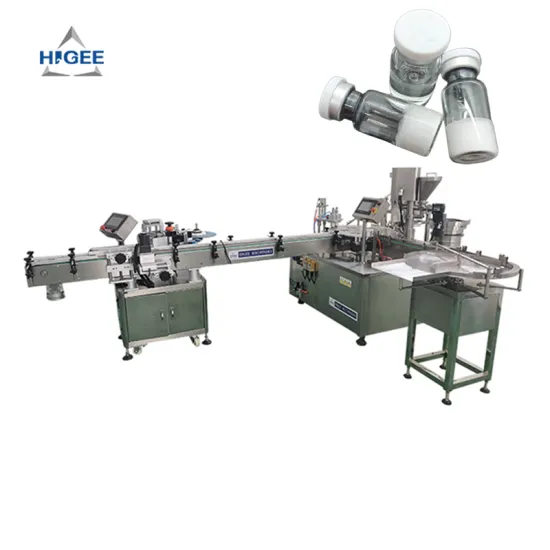 Higee Customized Filling and Capping Machine for Penicillin Vial Production Line