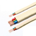 PVC terlindung berkembar rata dan dawai kabel bumi